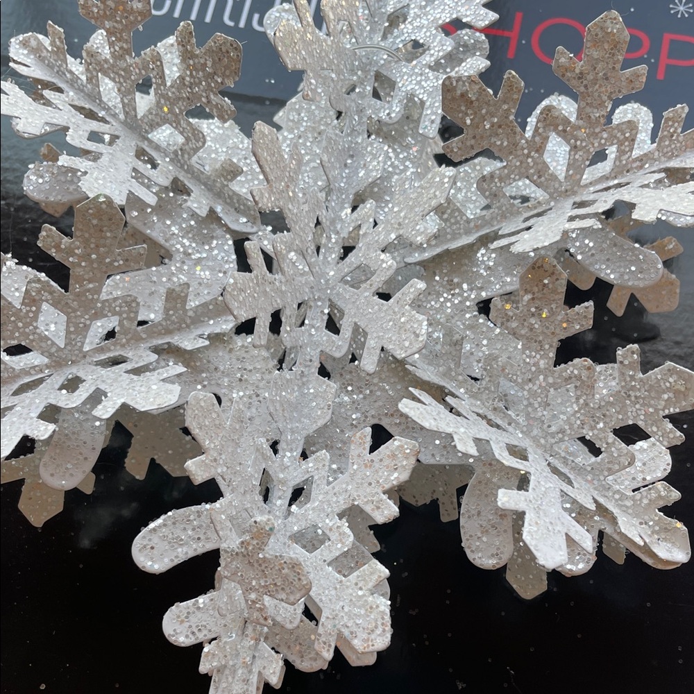 NWT- Snowflake Tree Topper - Picture 2 of 9